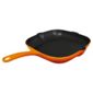 Chasseur Square Cast Iron Grillpan, Flame