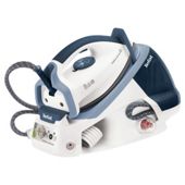 Tefal GV7450 Steam Generator with Ceramic Plate - White/Blue