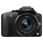 Panasonic G3 with 14-42mm lens kit bundle with card and case