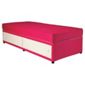 Airsprung Essentials Kids Single Waterproof Anti Dust Slidestore Divan Bed Pink