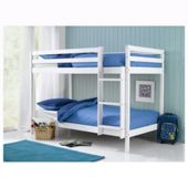 Frankie Shorty Twin Bunk, White