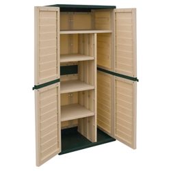 Rowlinson Plastic Tall Garden Utility Cupboard -  JR2