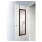 Over the Door Mirror Wood Tone
