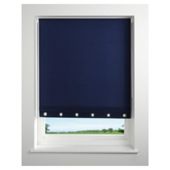 Eyelet roller blind 60cm Navy