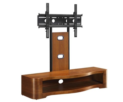 Image of Jual Jf210 Walnut Cantilever Tv Stand