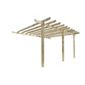 Finsbury Lean-to Pergola - Includes Spikes for soft ground