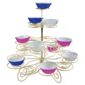 Tala Cupcake Stand with 32 Assorted Colour Foil Baking Cases