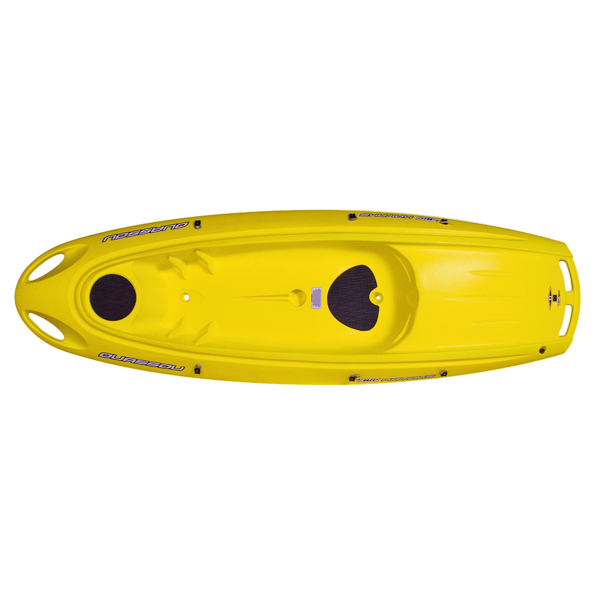 Bic Ouassou 1 Man Sit-On-Top Kayak Yellow at Tesco Direct