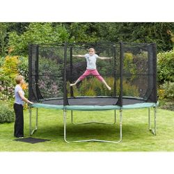 Plum 12ft Space Zone Trampoline and 3G Enclosure