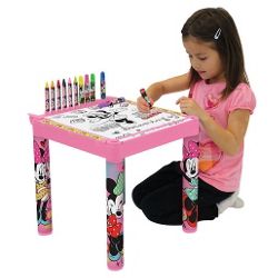 Minnie Mouse Colouring Table