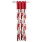 Tesco Jasmine Blossom Lined Eyelet Curtains W167xL229cm (66x90"), Red