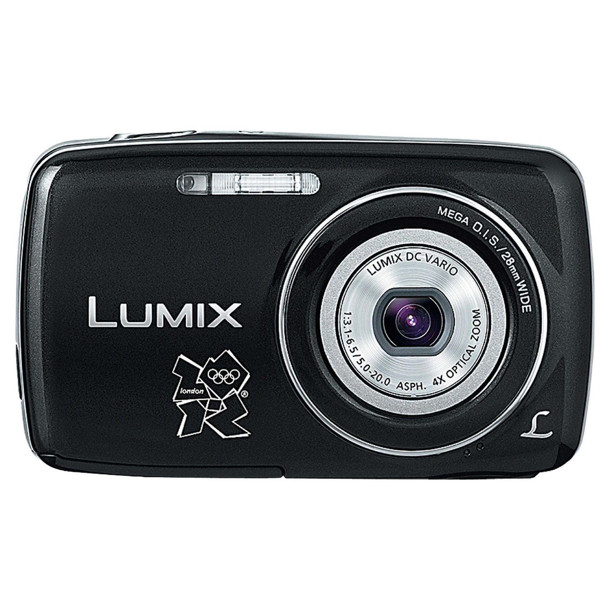 Panasonic S3 Olympics Black Digital Camera with Case Panasonic S3 Olympics Black Digital Camera with Case