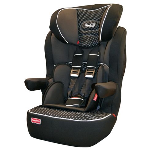 Image of Fisher Price Safe Voyage Deluxe Grow With Me Car Seat White Dots - Group 123