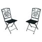 Palma Mosaic Chairs Black, Set of 2