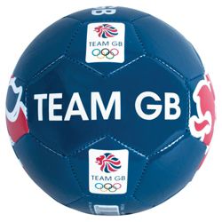London 2012 Olympics Team GB Blue Lion Football Size 5