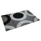 Tesco Rugs black and cream rings rug 160x240cm
