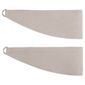 Tesco Plain Canvas Tiebacks, Taupe