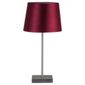 Celia Silk Effect Shade Table Lamp, Claret