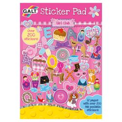 Galt Girls Club Sticker Pad