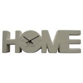 F&F Home "HOME" Ceramic Mantle Clock