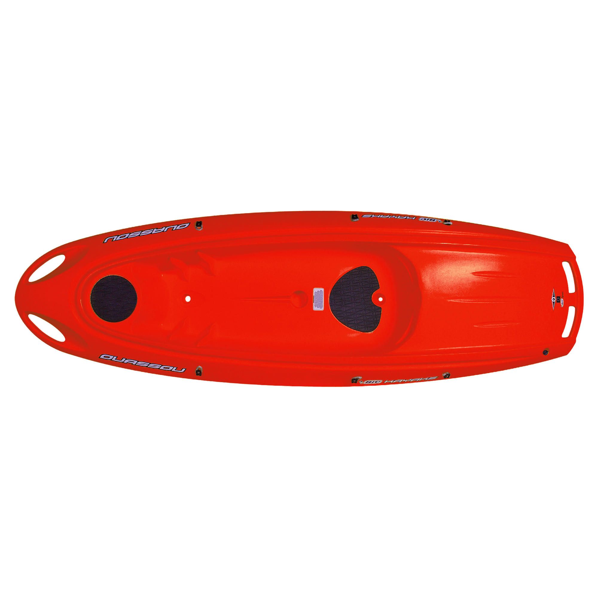 Bic Ouassou 1 Man Sit-On-Top Kayak Red Package at Tescos Direct