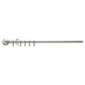16/19mm Extendable matt grey pole 180-330cm