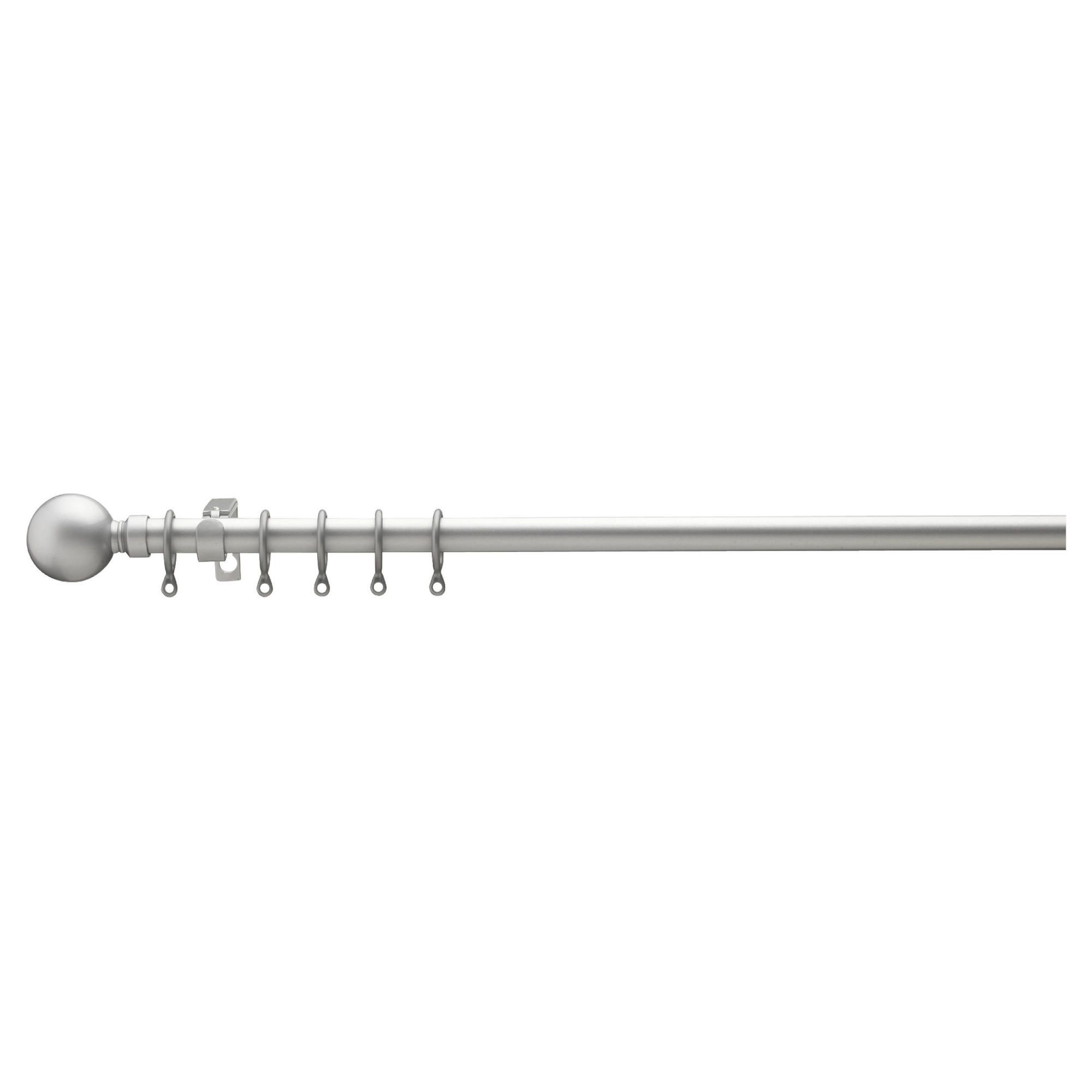 16/19mm Extendable matt grey pole 180-330cm