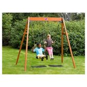 Plum Wooden Double Swing