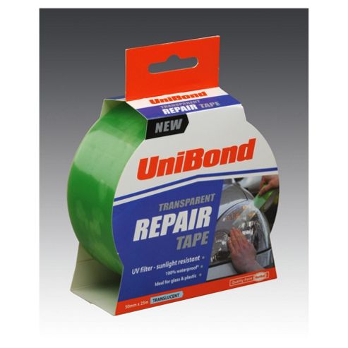 Image of Unibond Transparent Repair Tape 50mm X 25m