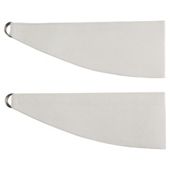 Tesco Plain Canvas Tiebacks, Cream