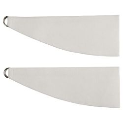Tesco Plain Canvas Tiebacks, Cream