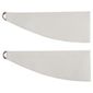 Tesco Plain Canvas Tiebacks, Cream