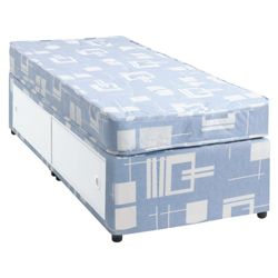 Tesco Open Coil Single Slidestore Divan Bed