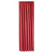 Tesco Hampton Stripe Pencil Pleat Unlined Curtains W167xL183cm (66x72"), Red