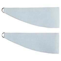 Tesco Plain Canvas Tiebacks, Duck Egg