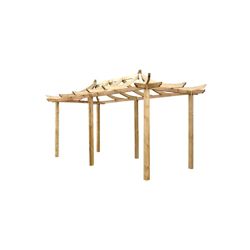 Extended Ashcott Pergola - Includes Bolt Down Anchors