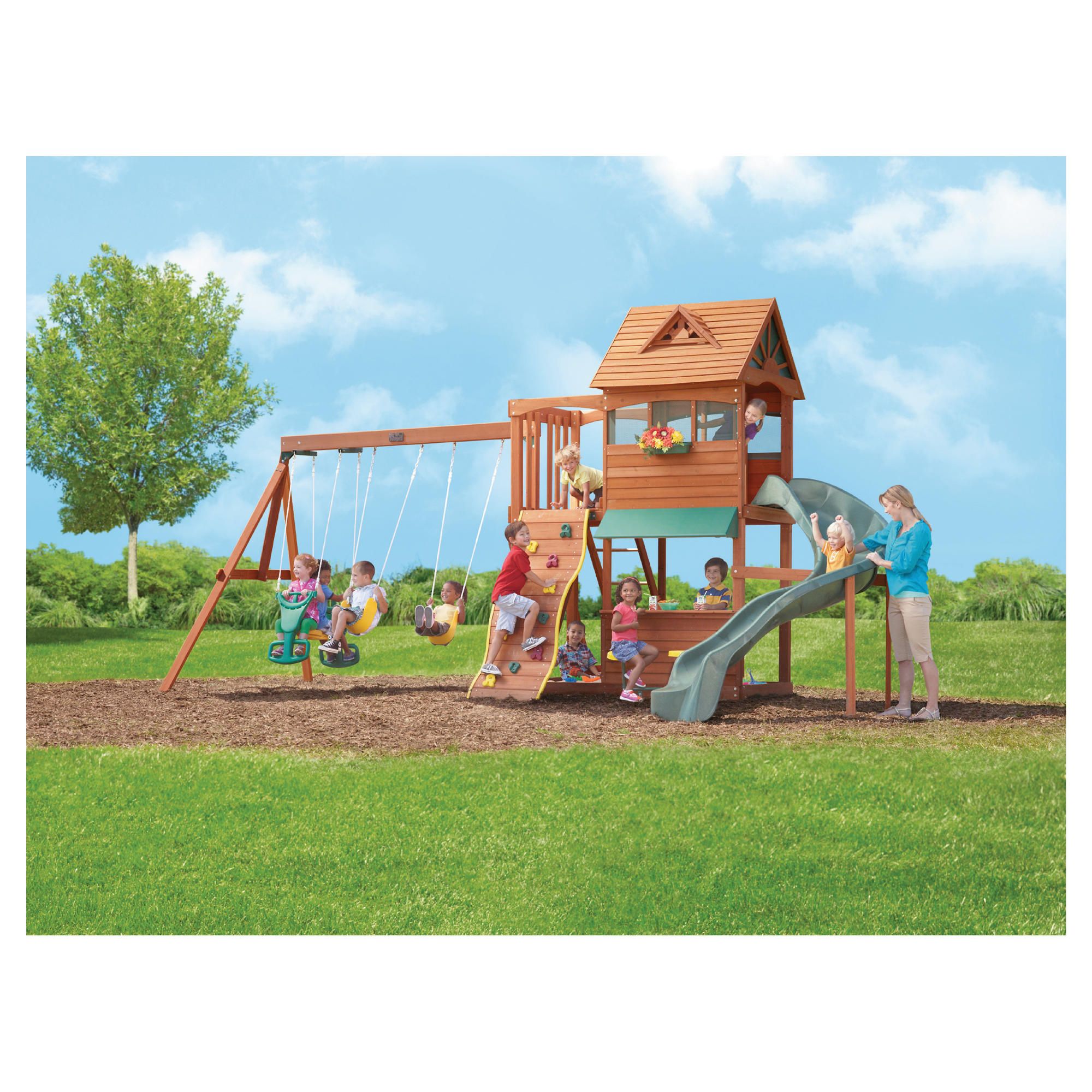 Selwood Stonybrook Lodge Playset at Tesco Direct