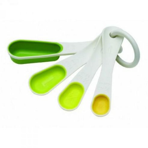 Image of Chef'n Sleekstor Nesting Measuring Spoons Arugula/avocado/wasabi/lemon.