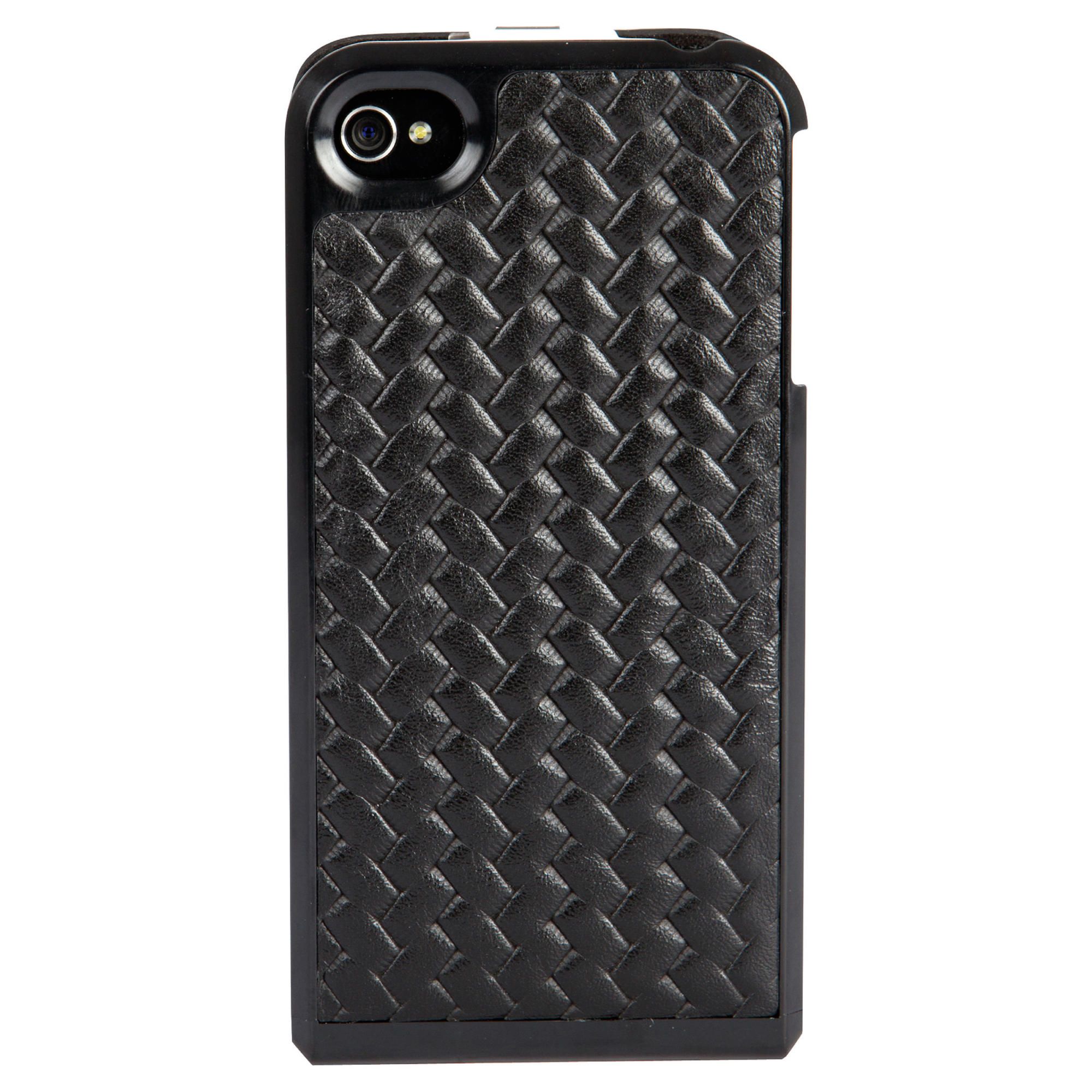 Uunique Black Weave Flip Case for iPhone 4 & iPhone 4S Uunique Black Weave Flip Case for iPhone 4 & iPhone 4S