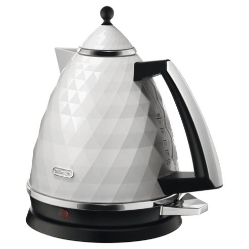 Image of Delonghi Kbj3001.w Brillante Traditional Kettle, White