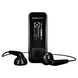 Samsung F3 Sports 4GB Clipper MP3 Player -Black