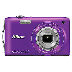 Nikon S3300 Digital Camera 2.7" LCD, Purple Nikon S3300 Digital Camera 2.7" LCD, Purple