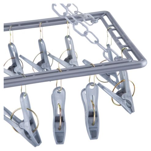 Image of Tesco Clothes Airer With 16 Pegs