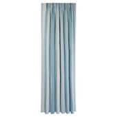 Tesco Hampton Stripe Unlined Pencil Pleat Curtains W167xL183cm (66x72"), Duck Egg