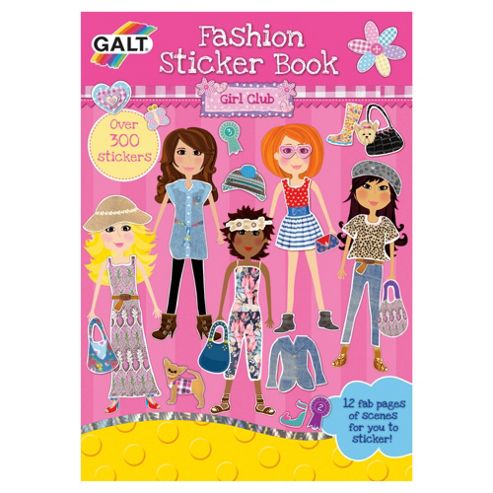 Image of Girls Club Fashion Sticker Book