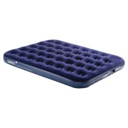 Gelert Double Flock Double Air Bed with Pump