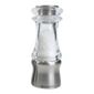 T&G Woodware Crushgrind 150mm Acrylic and Brushed Stainless Steel Classic Salt Mill, Clear