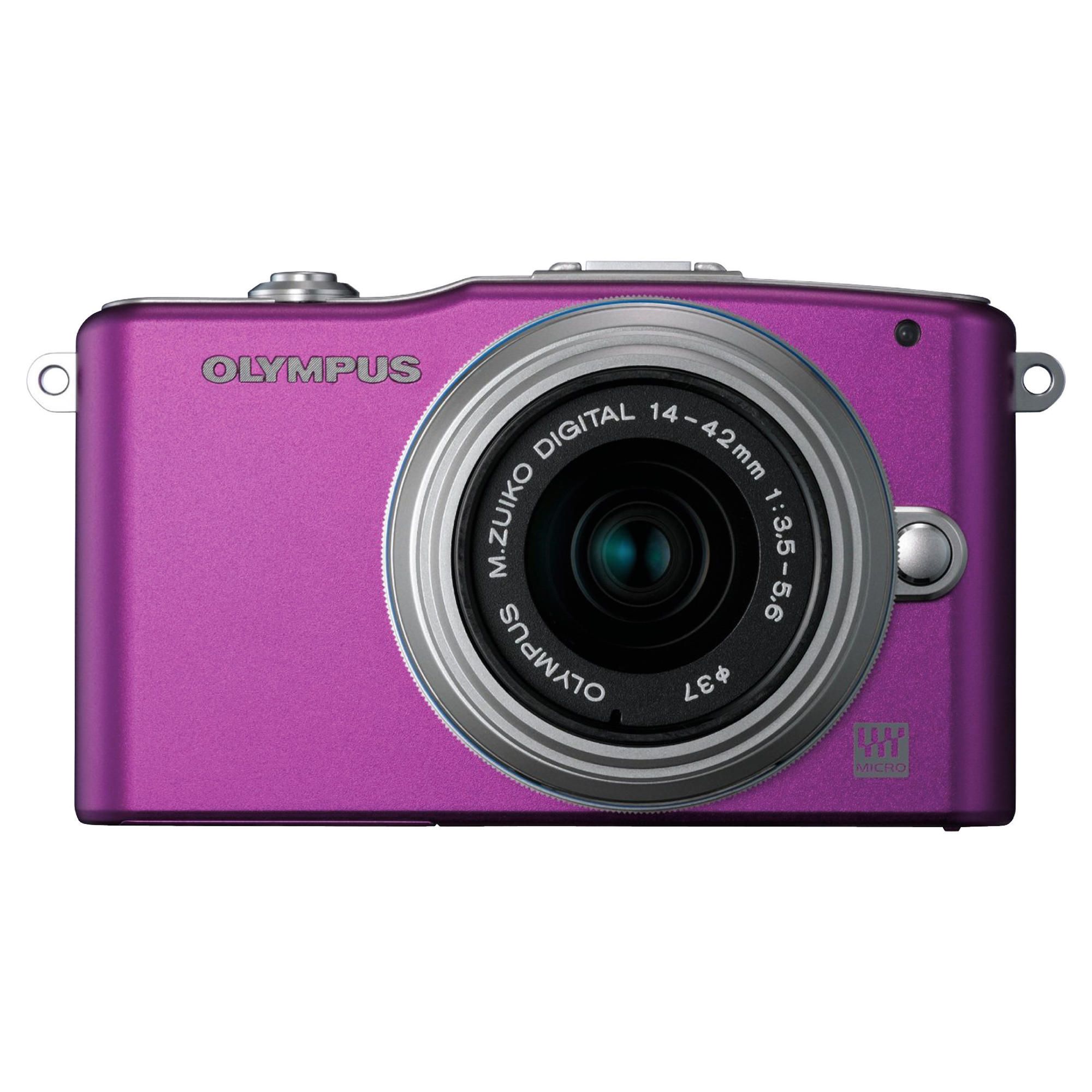 Olympus PM1 Purple Compact System Camera with 14-42mm Lens Kit Olympus PM1 Purple Compact System Camera with 14-42mm Lens Kit