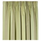 Tesco Hampton Stripe Pencil Pleat Unlined Curtains W167xL229cm (66x90"), Green