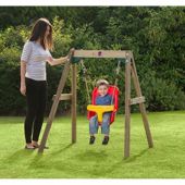 Plum Wooden Baby Swing Set